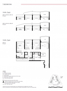 lentor hills residences condo 3 bedroom floor plan